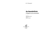 book Os Românticos ; a Inglaterra na Era Revolucionária