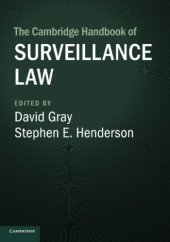 book The Cambridge Handbook Of Surveillance Law