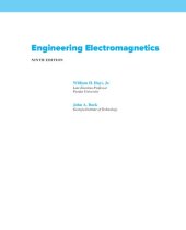 book Engineering Electromagnetics