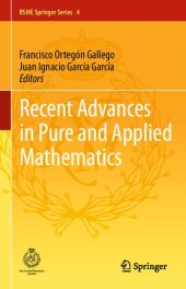 book Recent Advances in Pure and Applied Mathematics