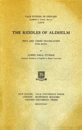 book The Riddles of Aldhelm: Text and Verse Translation