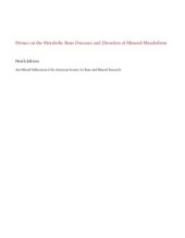 book Primer on the metabolic bone diseases and disorders of mineral metabolism