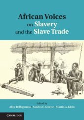 book African Voices on Slavery and the Slave Trade