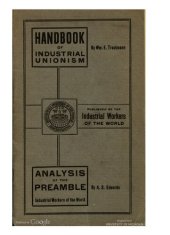 book Handbook of Industrial Unionism