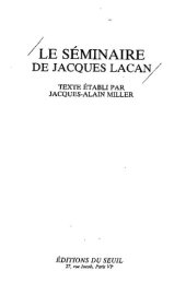 book Le Séminaire, Livre III : Les Psychoses