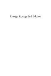 book Energy storage : a new approach