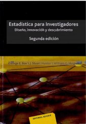 book Estadística para investigadores: diseño, innovación y descubrimiento