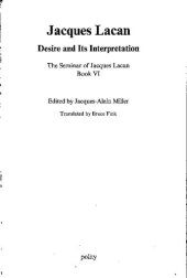 book Desire and Its Interpretation