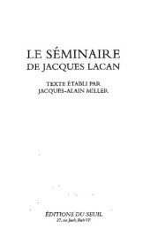 book Le Séminaire, Livre XVI : D'un autre à l'autre