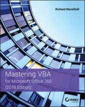 book Mastering VBA 2019: For Microsoft Office 365: 2019 Edition