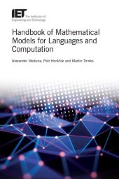 book Handbook of Mathematical Models for Languages and Computation