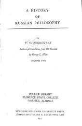 book A History of Russian Philosophy: Volume 2