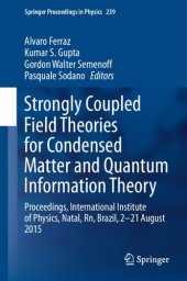 book Strongly Coupled Field Theories for Condensed Matter and Quantum Information Theory: Proceedings, International Institute of Physics, Natal, Rn, ... Proceedings in Physics (239), Band 239)