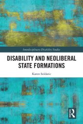 book Disability and Neoliberal State Formations