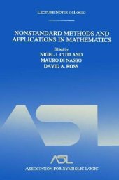 book Nonstandard Methods and Applications in Mathematics