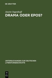 book Drama oder Epos?: Richard Wagners Gattungstheorie des musikalischen Dramas