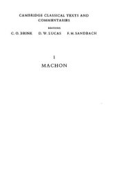 book Machon: The Fragments