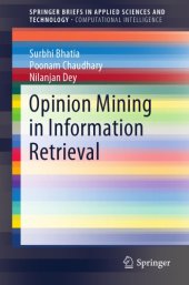 book Opinion Mining In Information Retrieval