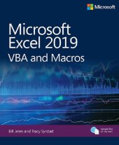 book Microsoft Excel 2019 VBA and Macros