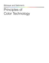 book Billmeyer and Saltzman's principles of color technology