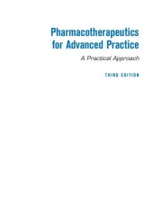 book Pharmacotherapeutics for advanced practice a practical approach