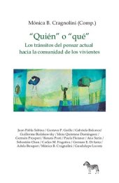 book Quén o qué. Los tránsitos del pensar actual hacla la comunidad de los vivientes