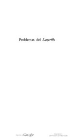 book Problemas del Lazarillo