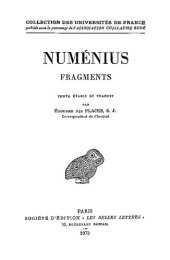 book Numénius: Fragments