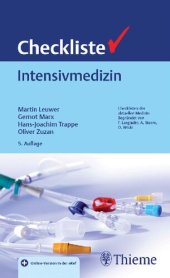 book Checkliste Intensivmedizin