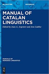 book Manual of Catalan Linguistics