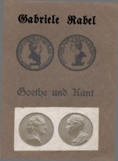 book Goethe und Kant - Erster Band