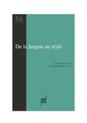 book De la langue au style