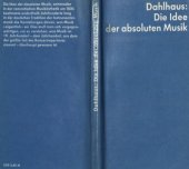 book Die Idee der absoluten Musik