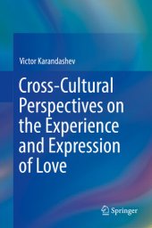 book Cross-Cultural Perspectives on the Experience and Expression of Love