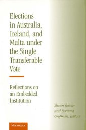 book Elections in Australia, Ireland, and Malta under the Single Transferable Vote