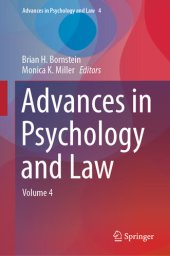 book Advances in Psychology and Law