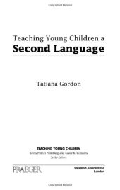 book Teaching Young Children a Second Language