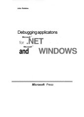 book Отладка приложений для Microsoft. NET и Microsoft Windows