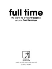 book Full Time: The Secret Life Of Tony Cascarino