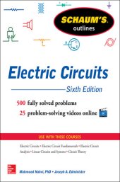 book Schaum's Outline of Electric Circuits, 6th edition