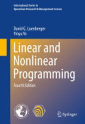 book Linear and Nonlinear Programming