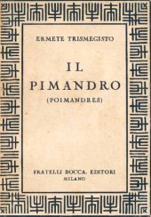 book Il Pimandro (Poimandres)