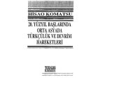 book 20. yüzyıl başlarında Orta Asyada Türkçülük ve devrim hareketleri