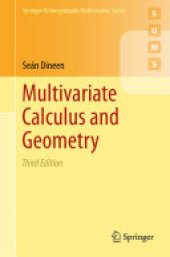 book Multivariate Calculus and Geometry