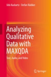 book Analyzing Qualitative Data with MAXQDA: Text, Audio, and Video