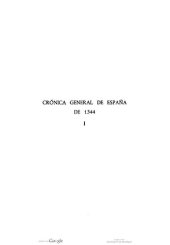 book Crónica general de España de 1344