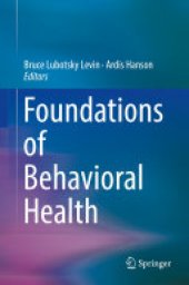 book Foundations of Behavioral Health