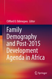 book Family Demography and Post-2015 Development Agenda in Africa