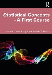 book Statistical Concepts – A First Course