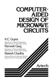 book Computer-aided design of microwave circuits /